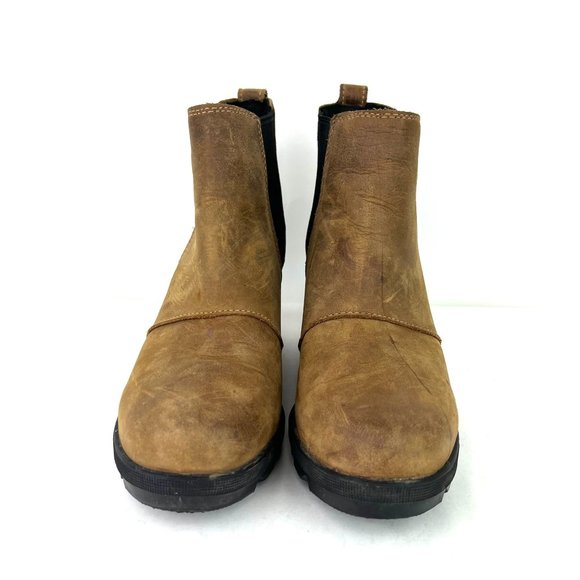 Sorel Womens Joan Of Arctic Wedge II Chelsea Boots Elk (NL3493-286) size 7 - Picture 3 of 7
